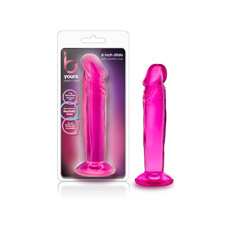 B Yours Sweet n' Small 6 in. Dildo Pink