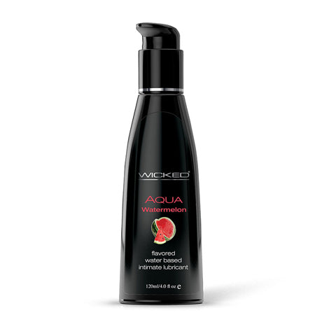 Wicked Aqua Watermelon Water-Based Lubricant 4 oz.
