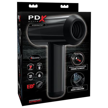 PDX Elite Hydrobator Rechargeable Silicone Vibrating Aquatic Stimulation Stroker
