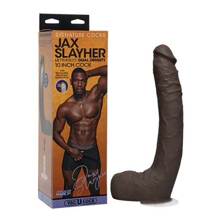 Signature Cocks Jax Slayher 10 Inch ULTRASKYN Cock with Removable Vac-U-Lock Suc