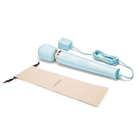 Le Wand Plug-In Vibrating Massager Sky Blue
