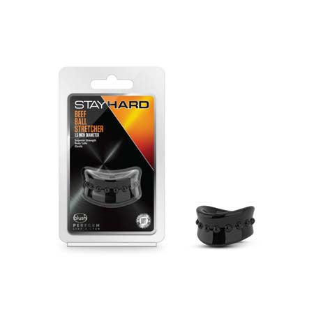Stay Hard Beef Ball Stretcher 1.5 in. Black