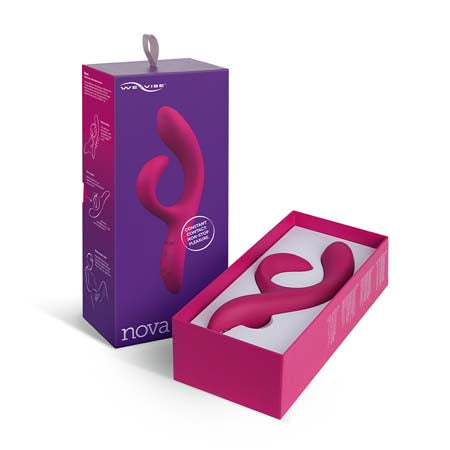 We-Vibe Nova 2 Rabbit Vibrator Pink – Flexible Dual Motor Rechargeable Pleasure
