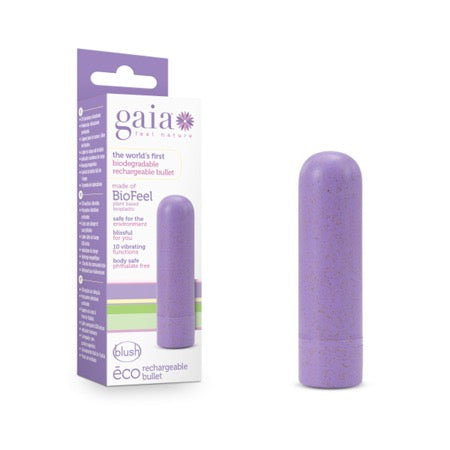 Gaia Eco Rechargeable Bullet Vibrator Lilac