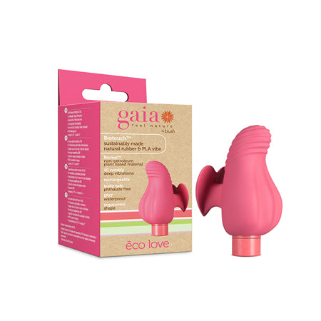 Gaia Eco Love Bullet Vibrator and Sleeve Coral