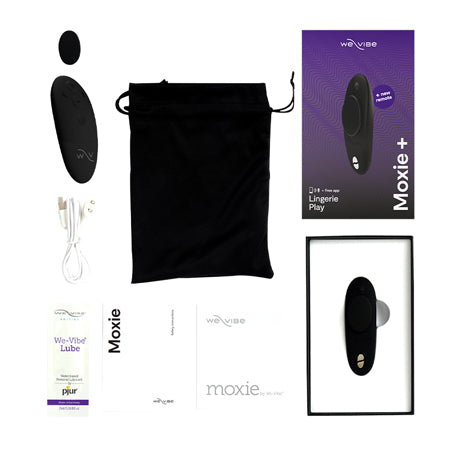 We-Vibe Moxie+ Rechargeable Remote-Controlled Silicone Wearable Clitoral Vibrato