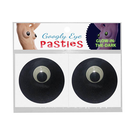 Glow-in-the-Dark Googly Eye Pasties - Fun Novelty Lingerie Accessory