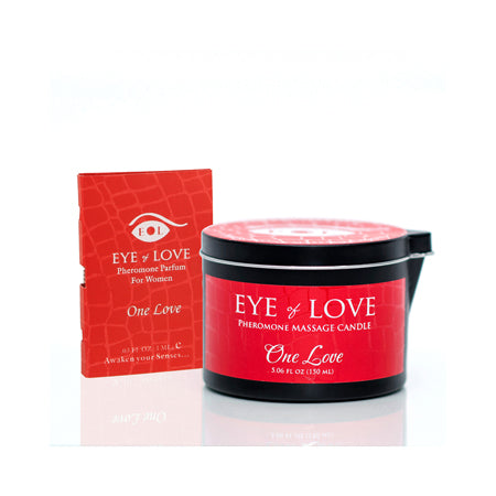 Eye of Love One Love Attract Him Pheromone Massage Candle Romantic