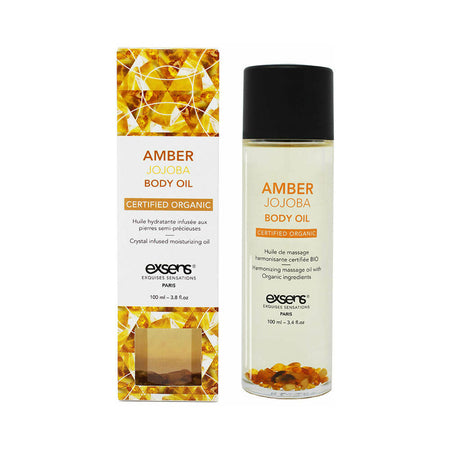 Exsens Amber Jojoba Body Oil 3.4 oz Hydrating Massage Aphrodisiac Oil