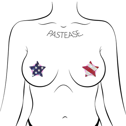 Pastease Petite Patriot Stars 4pc