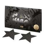 Bijoux Indiscrets Flash Pasties - Black Stars