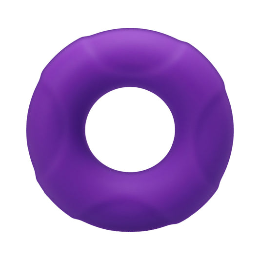 Tantus Buoy C-Ring Medium Purple - Silicone Ring for Couples’ Intimacy