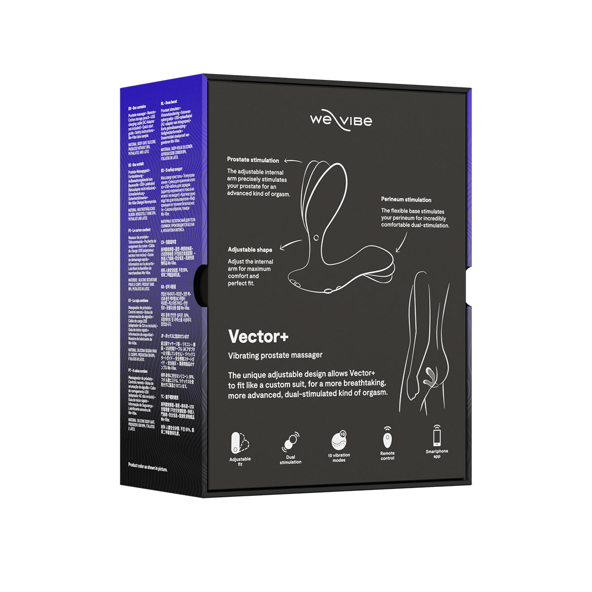 We-Vibe Vector+ - Charcoal Black