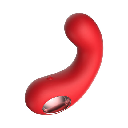 Luv Inc Cv77: Curved Vibrator - Red