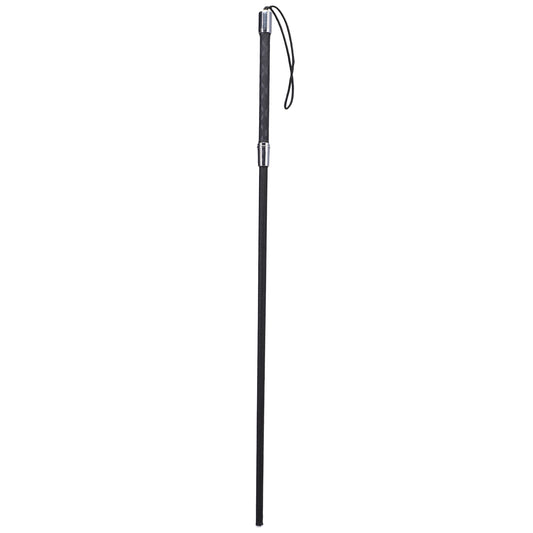 Tantus Vow Cane - Onyx Black Silicone BDSM Cane for Sensory Play