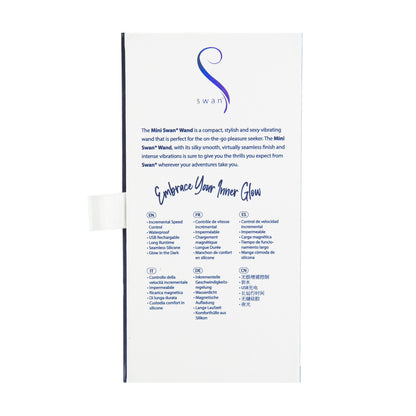 Swan- The Mini Swan Wand Glow-in-the-Dark Blue