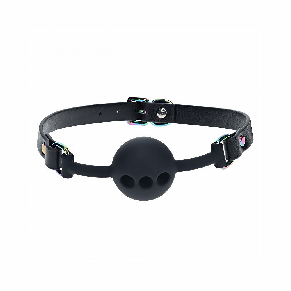 Ouch! Venice Collection Silicone Ball Gag - BDSM Sensory Toy