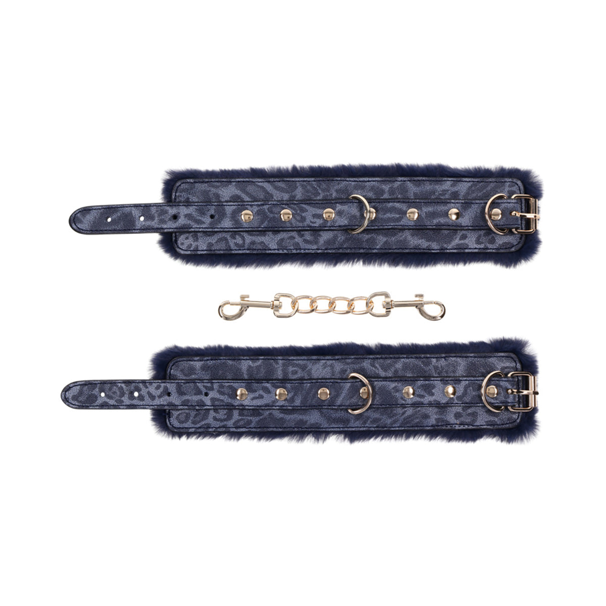 SS S&M Cougar Fur Handcuffs – Sexy Cougar Fur Fuzzy Handcuffs for BDSM Lovers