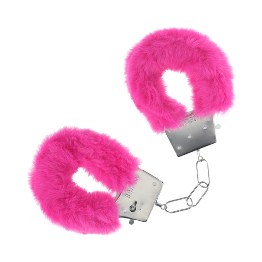 Ouch! Classic Fluffy Handcuffs Pink – Cozy Pink Fluffy Handcuffs for Couples Pla