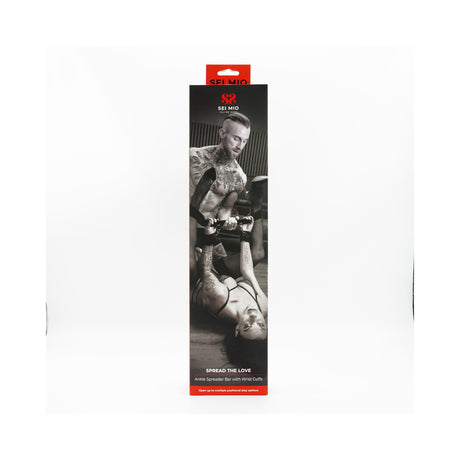 SEI MIO Spread the Love Ankle Spreader Bar with Wrist Cuffs