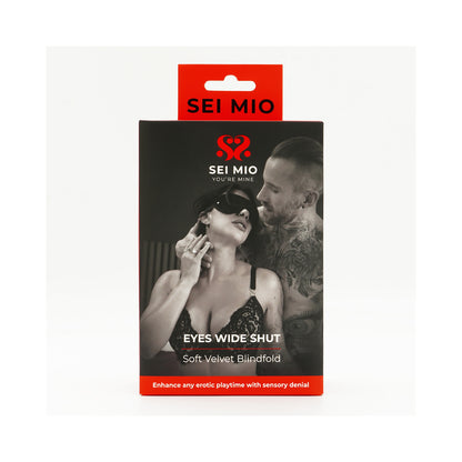 SEI MIO Eyes Wide Shut Soft Velvet Blindfold