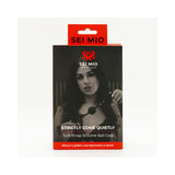 SEI MIO Strictly Come Quietly Soft Strap Silicone Ball Gag