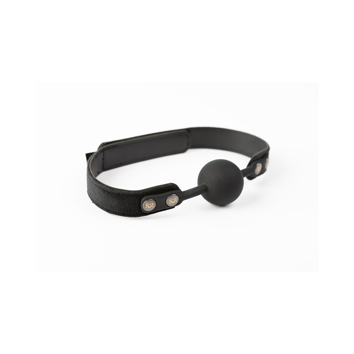 SEI MIO Strictly Come Quietly Soft Strap Silicone Ball Gag