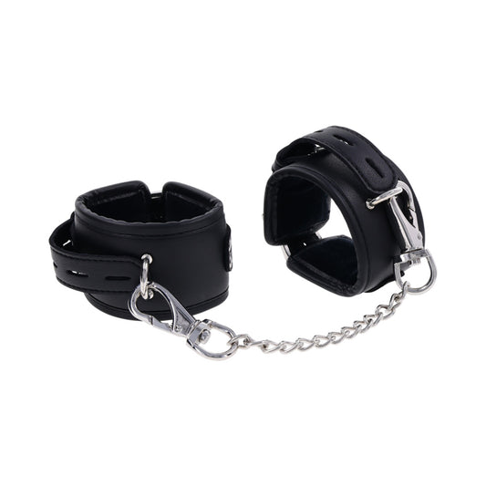 . SS Edge Handcuffs - Durable Metal BDSM Restraints
