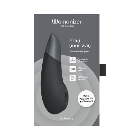 Womanizer Enhance Vibrant Black – Rechargeable Clitoral Pleasure Device