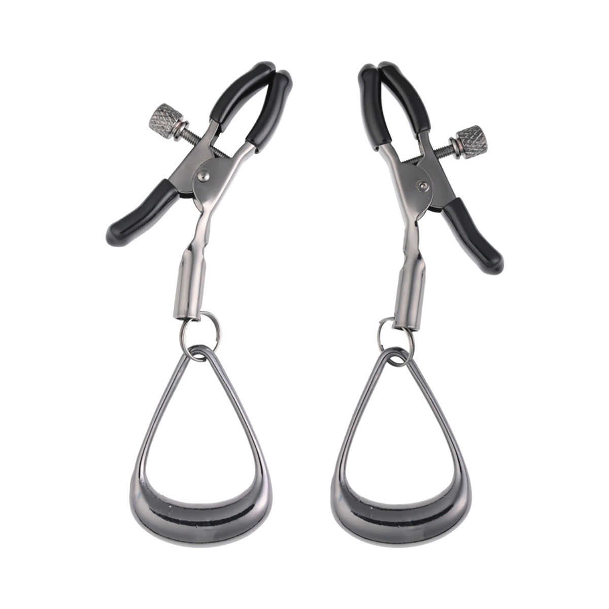 Sportsheets Velvet Noir Tuggable Nipple Clamps - Adjustable & Durable
