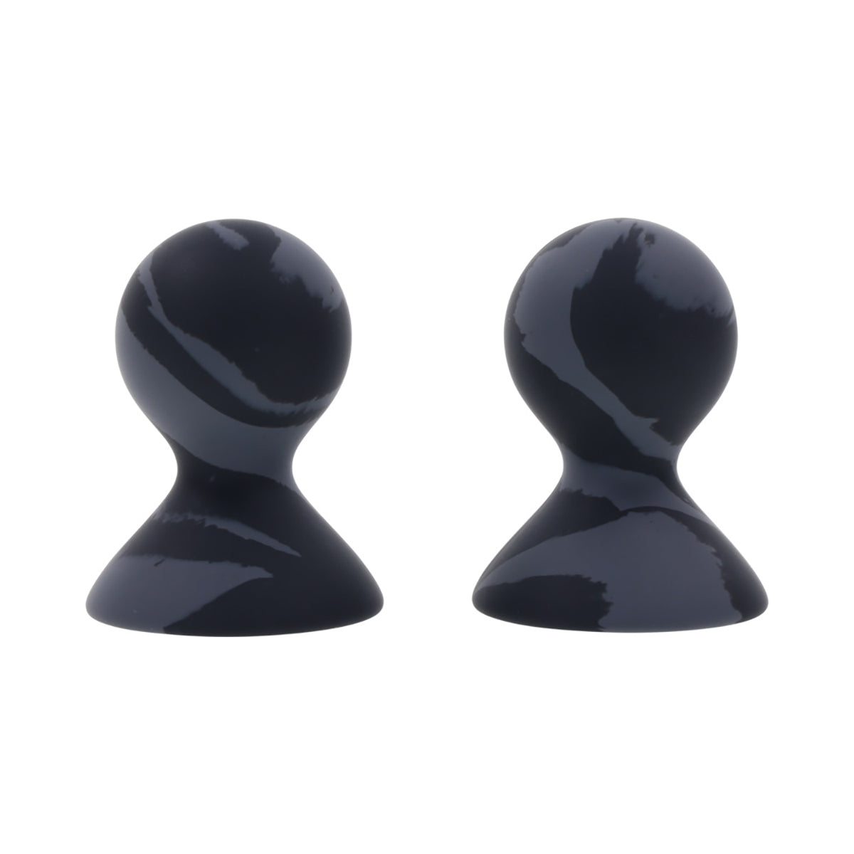 SS Velvet Noir Silicone Nipple Suckers - Comfortable Sensory Toys