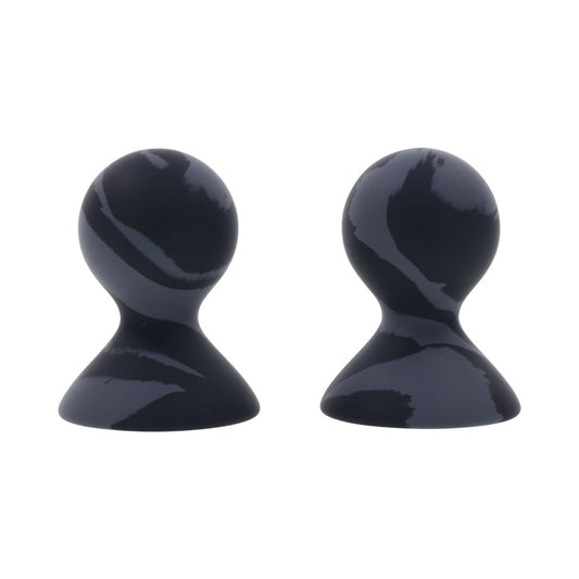 SS Velvet Noir Silicone Nipple Suckers - Comfortable Sensory Toys