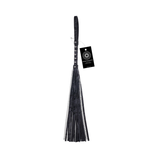 SS Velvet Noir Chain Flogger
