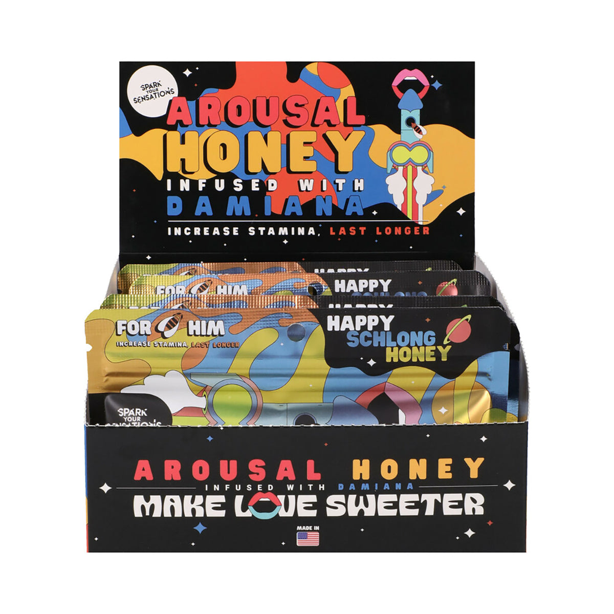 Happy Schlong Honey 12-Pack Display