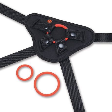 b-Vibe Beginners Strap-On Harness Set with 5 in. Silicone Dildo Peg
