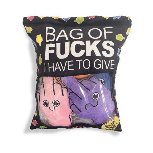 Bag of Fucks I Have to Give Plush Pillow