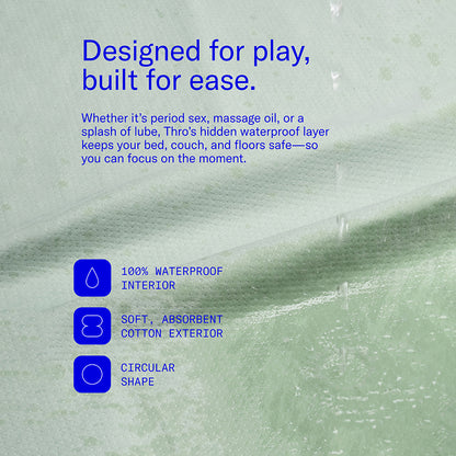 Dame Thro Waterproof Sex Blanket Sage