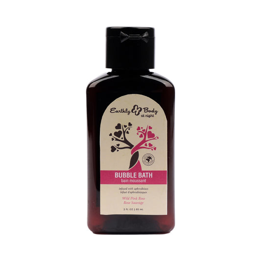 Earthly Body At Night Aphrodisiac Bubble Bath Wild Pink Rose 2 oz.
