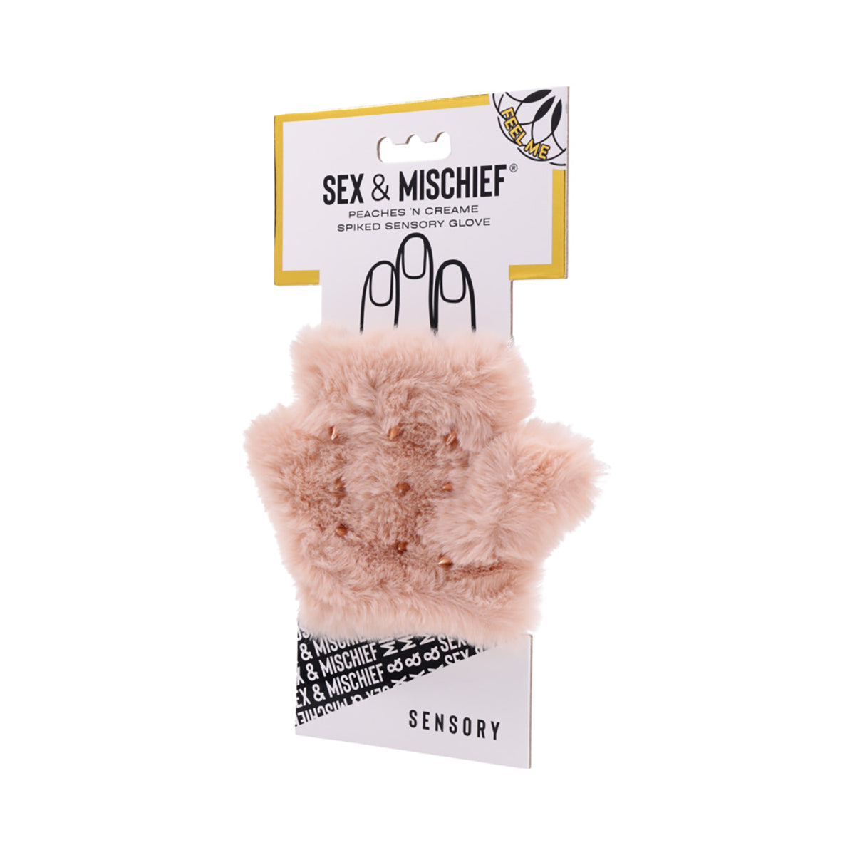 Sportsheets Sex & Mischief Peaches 'n CreaMe Spiked Sensory Glove