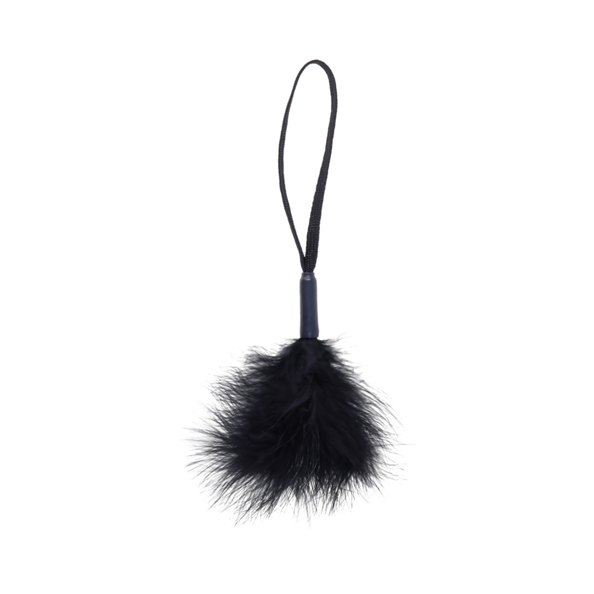 Sportsheets Sex & Mischief Peaches 'n CreaMe Wrist Feather Tickler Black