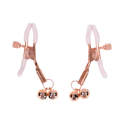 Sportsheets Sex & Mischief Peaches 'n CreaMe Bell Nipple Clamps