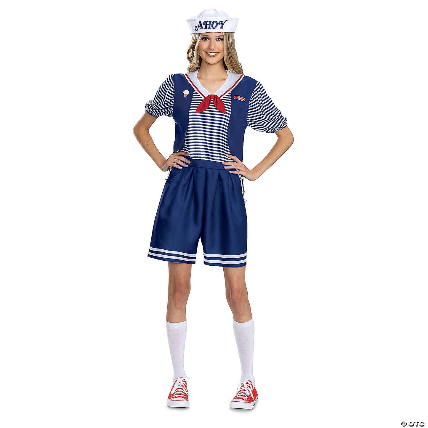 Women's Deluxe Stranger Things™ Robin Scoops Ahoy Costume - Medium 8-10