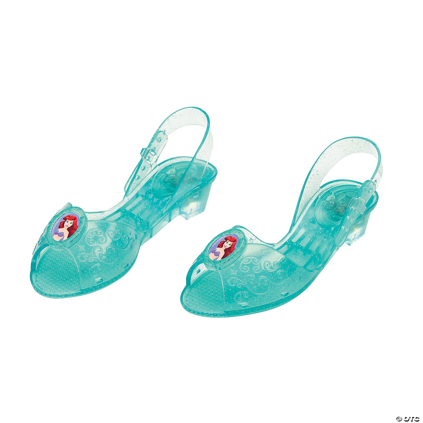 Girl's Disney's Little Mermaid Ariel Light-up Shoes - Size 11-12