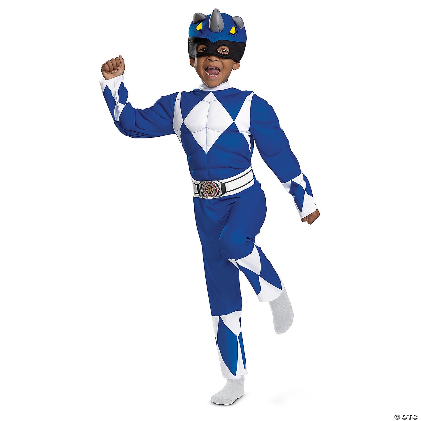 Toddler Power Rangers™ Blue Ranger Muscle Costume - Small 2t