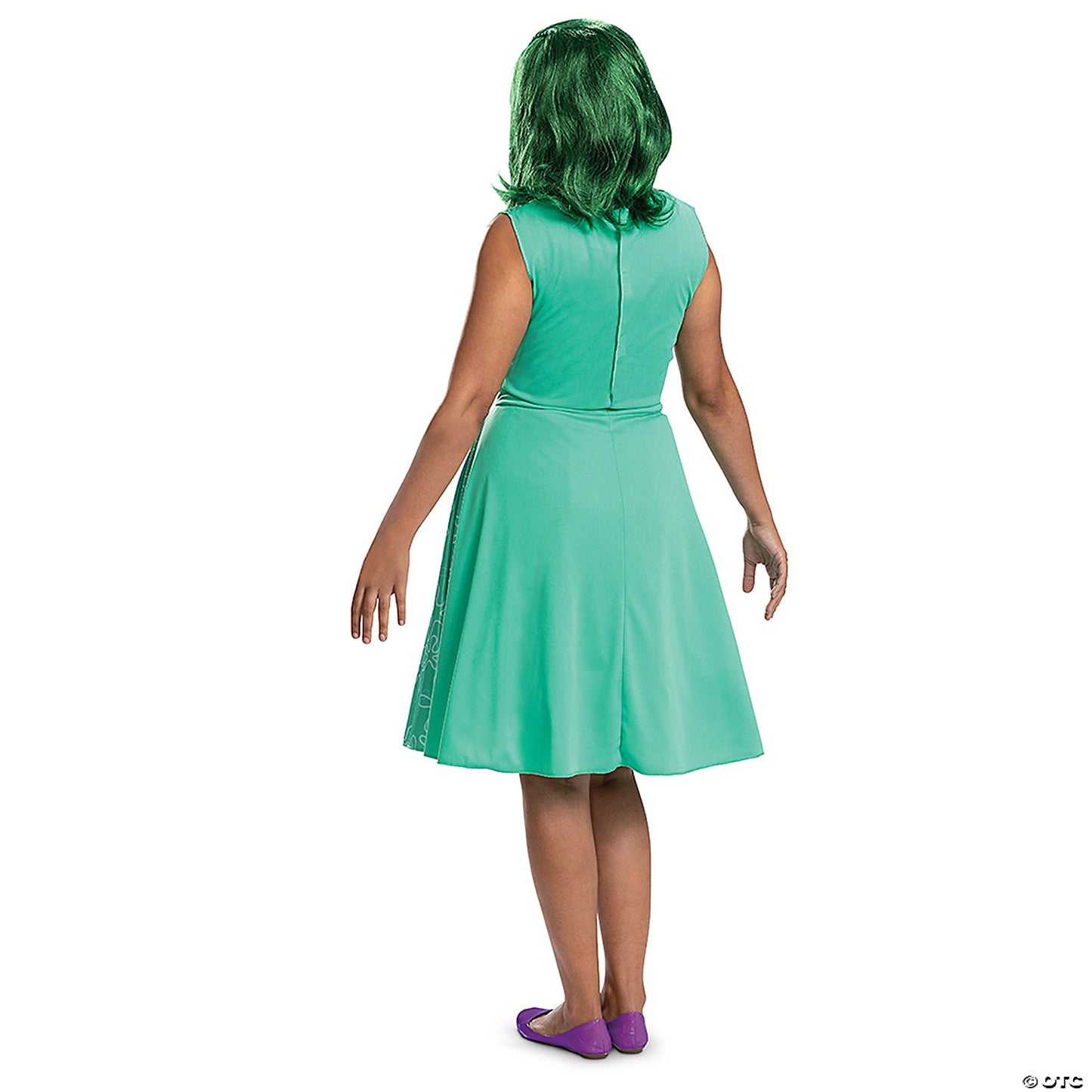 Women’s Classic Disney/pixar Inside Out 2 Green Disgust Costume - Large 12-14