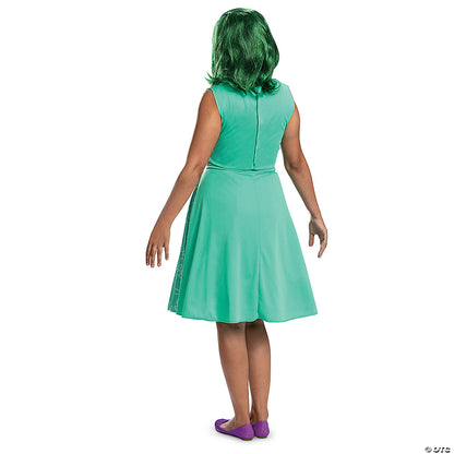 Women’s Classic Disney/pixar Inside Out 2 Green Disgust Costume - Small 4-6