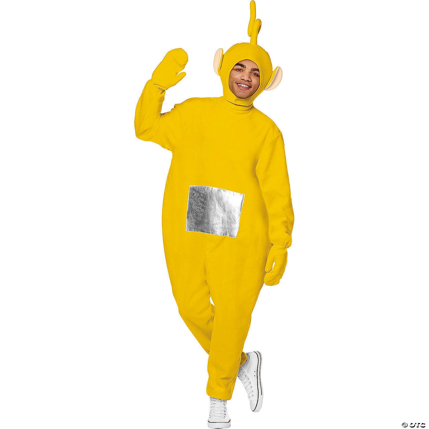 Adults Teletubbies™ Yellow Laa-laa Polyester Jumpsuit Costume - Medium 38-40