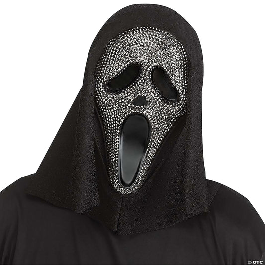 Ghost Face Bling Mask