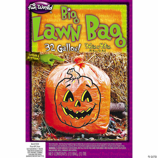 Pumpkin Lawn Bag 36"x48"