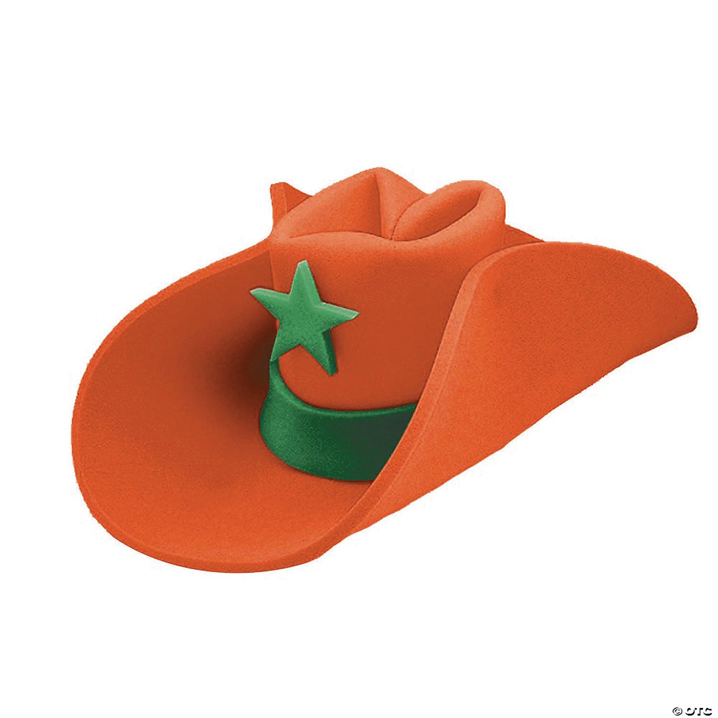 Yellow Foam 40-Gallon Hat with Green Star